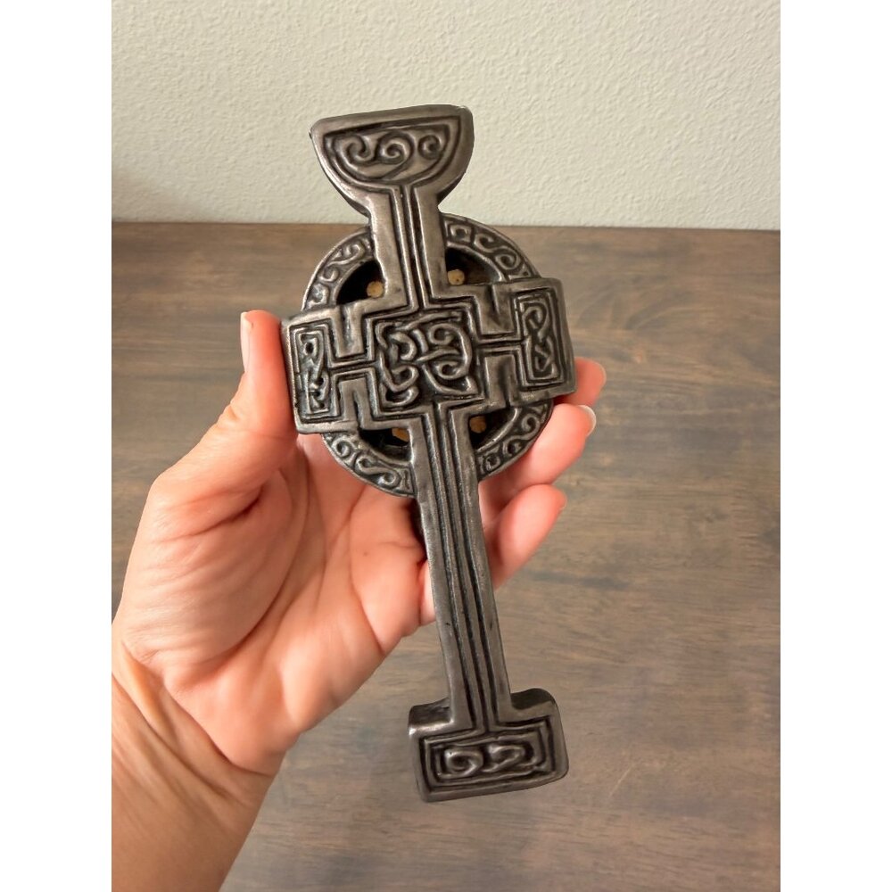 Wild Goose Studio Celtic Cross Hand Cast Kinsale, Ireland Wall Hanging Decor